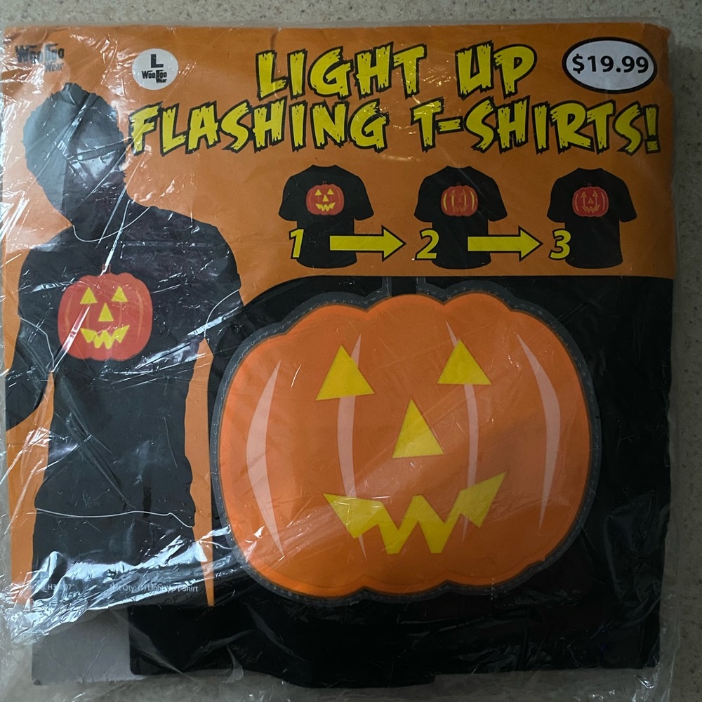 Light up Halloween T-shirt
